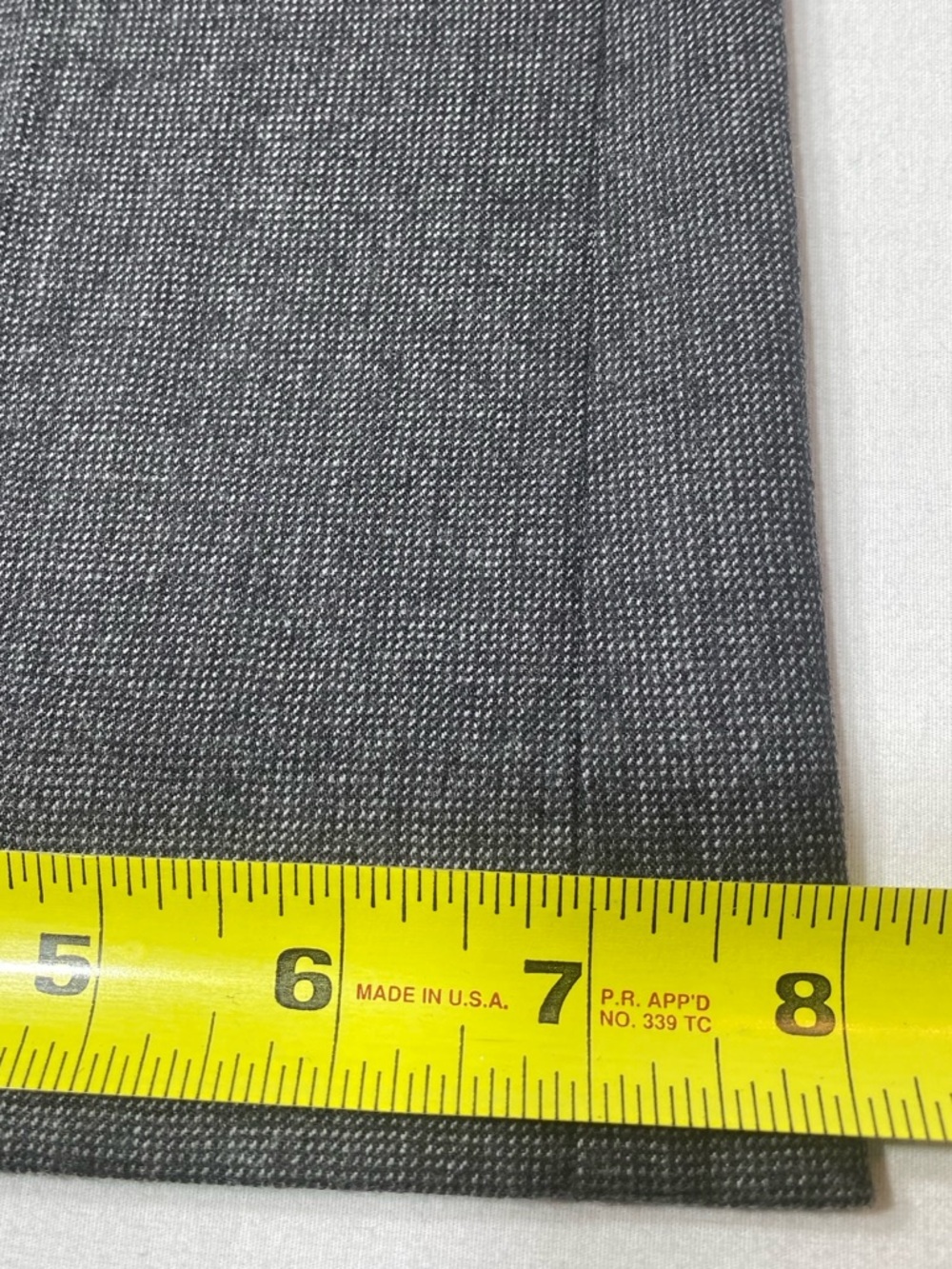 Theory Women’s Rosel Pants Wool Blend Charcoal Gray Size 0 - Picture 6 of 9